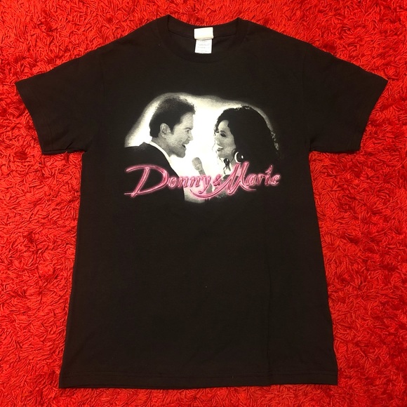 ❗️Vintage Donny & Marie Graphic Song Titled T-Shirt❗️ - Picture 1 of 6